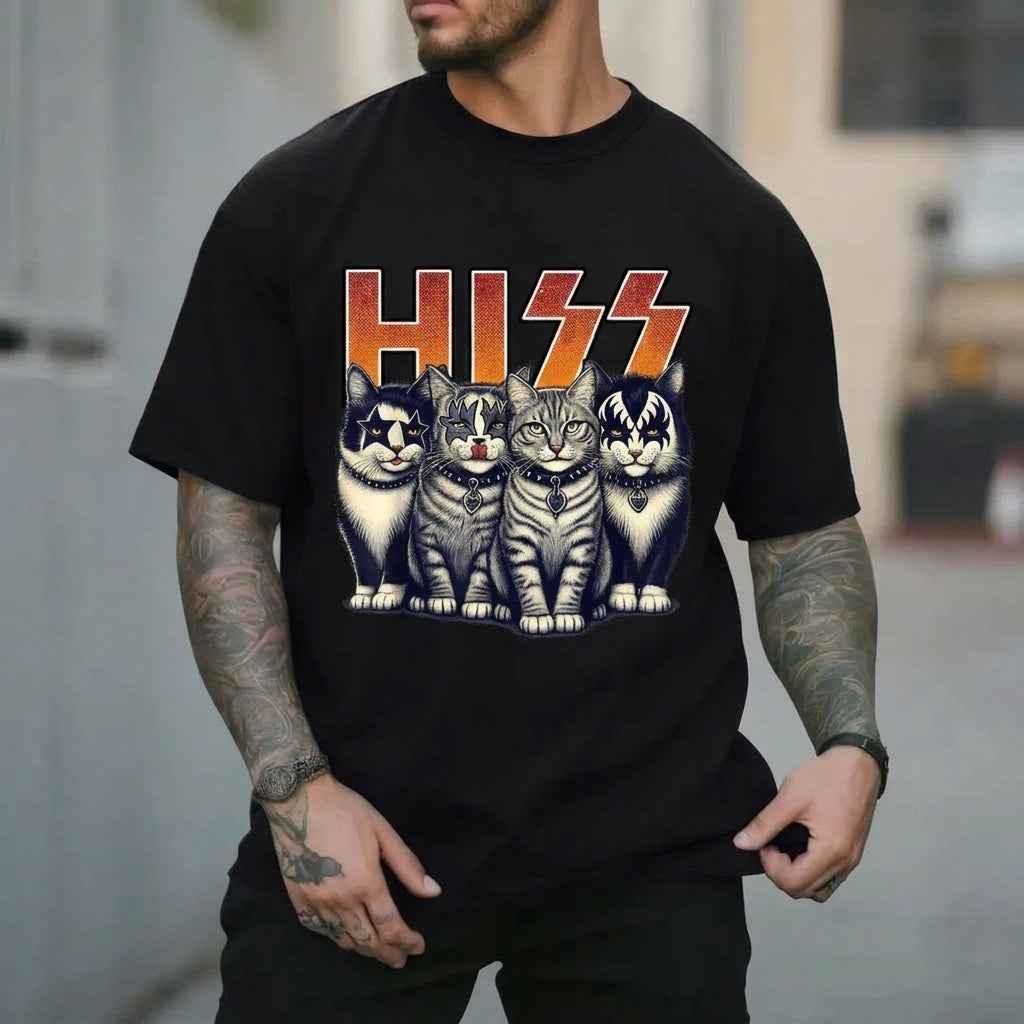 Hiss Funny Rock Cats T-Shirt / Sweatshirt / Hoodie