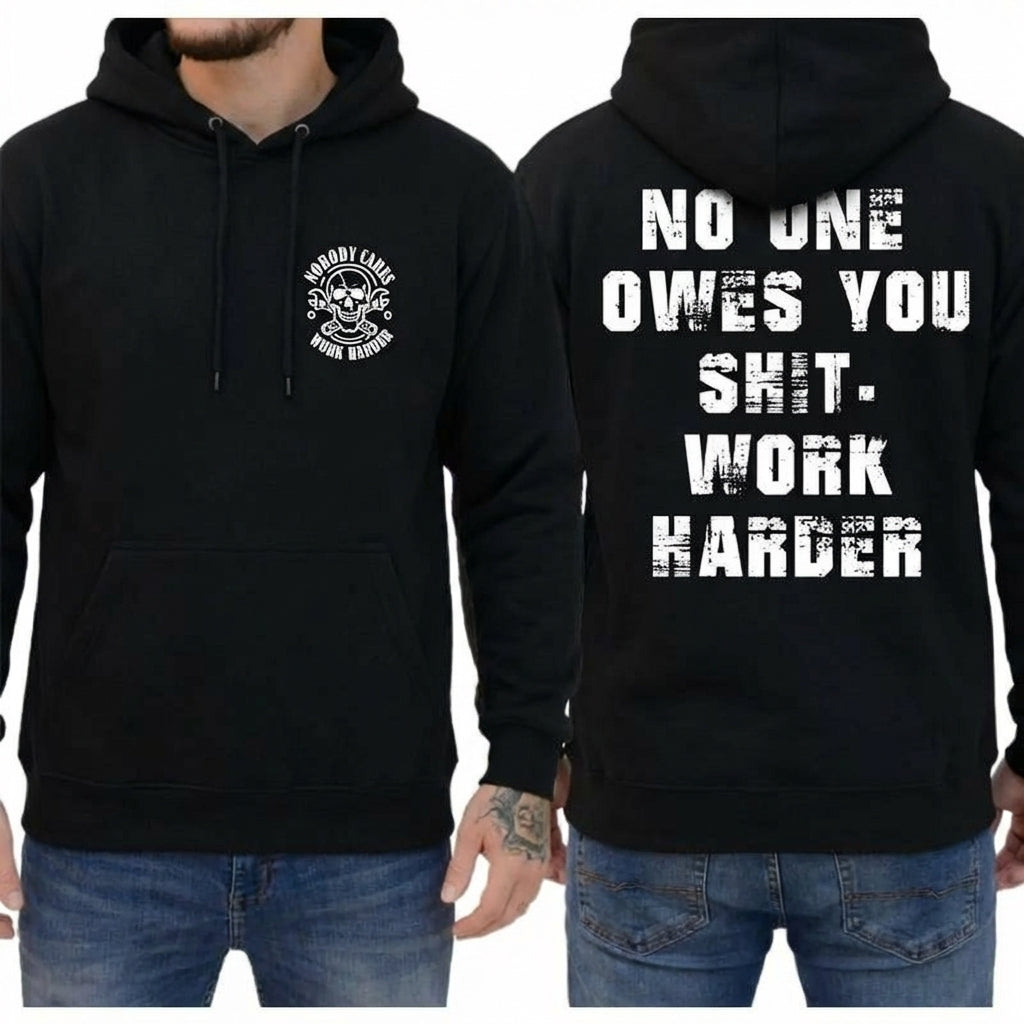 Gritty Skull Work Harder T-Shirt / Sweatshirt / Hoodie