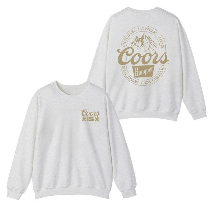 Coors Banquet Retro Coors Logo with Mountain Graphics T-Shirt / Sweatshirt / Hoodie