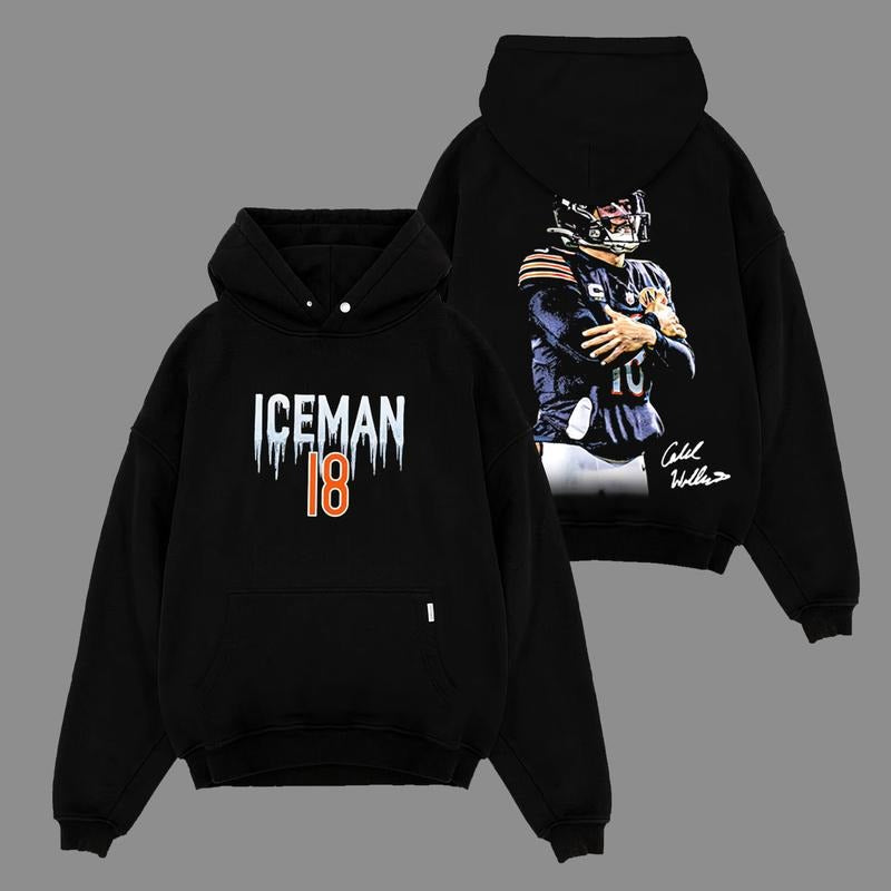 Caleb Williams Iceman Cold Celly For Da Bears T-Shirt / Sweatshirt / Hoodie