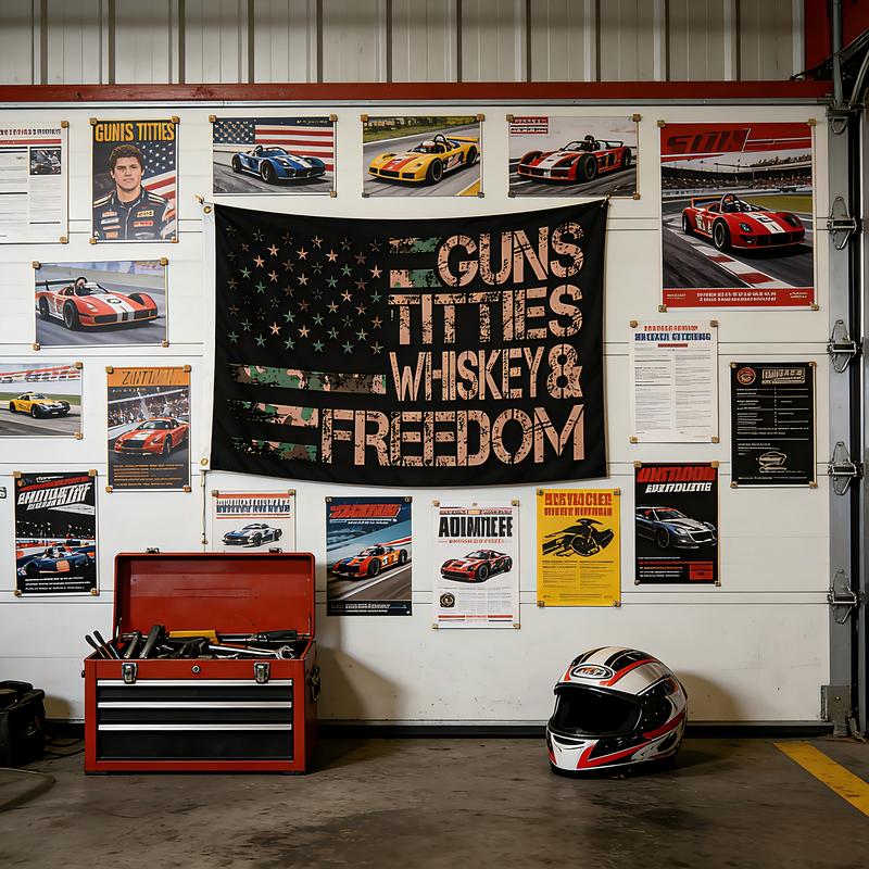 American Flag Pattern Creative Flag for Home Garden Yard Decoration