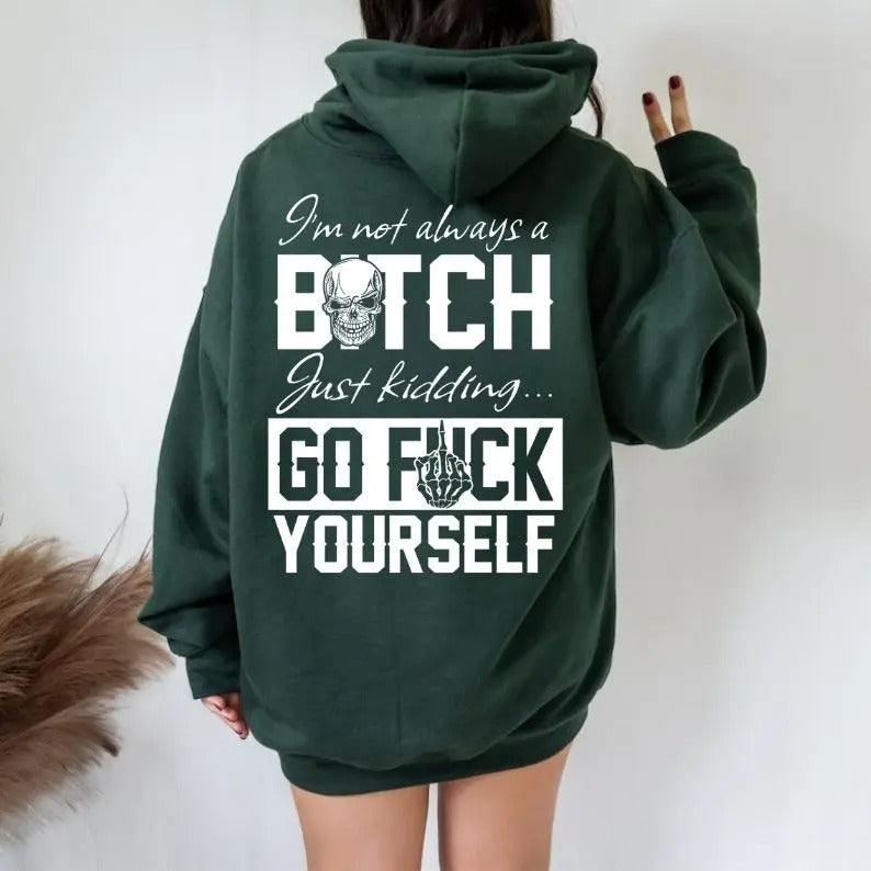 Skull Script Funny Print T-Shirt / Sweatshirt / Hoodie