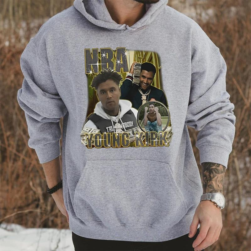 NBA YoungBoy Young Kirk Hip Hop Graphic T-Shirt / Sweatshirt / Hoodie