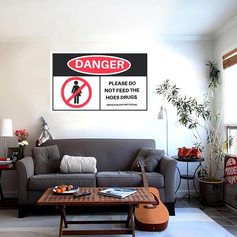 Don't Feed The Hoes Drugs Flag Home Decoration