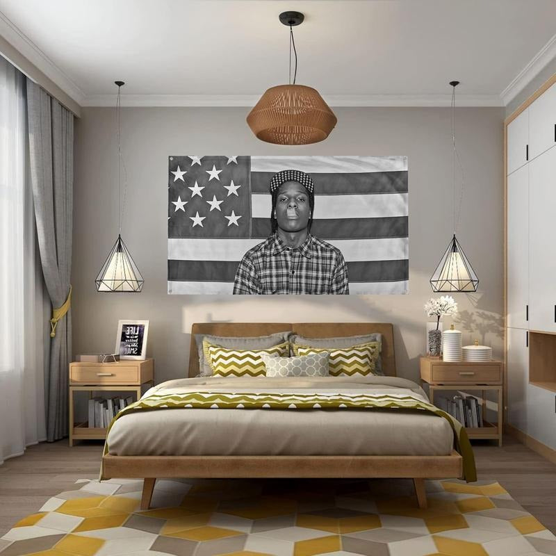 A$AP Mob Rocky Flags Art Print Wall Hanging