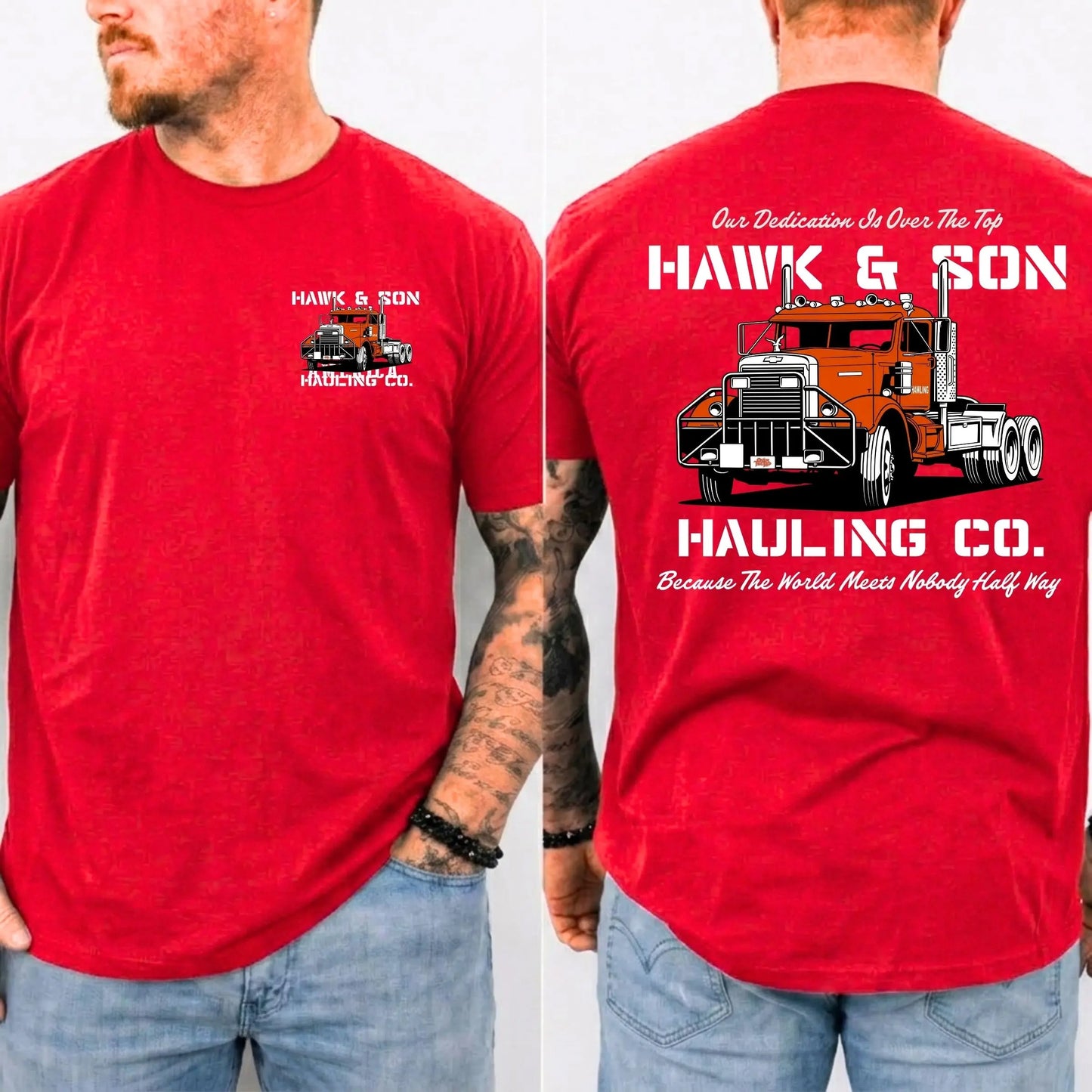 Over The Top Trucker Vintage Arm Wrestling T-Shirt / Sweatshirt / Hoodie