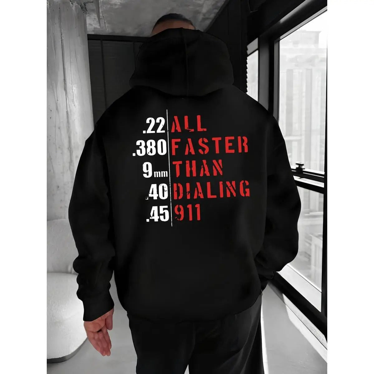 Faster Than Dialing 911 Tactical Humor T-Shirt / Sweatshirt / Hoodie