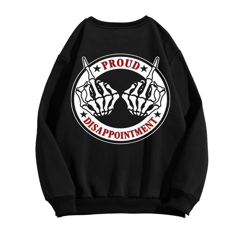 PROUD DISAPPOINTMENT Defiant Bone Hand Print T-Shirt / Sweatshirt / Hoodie
