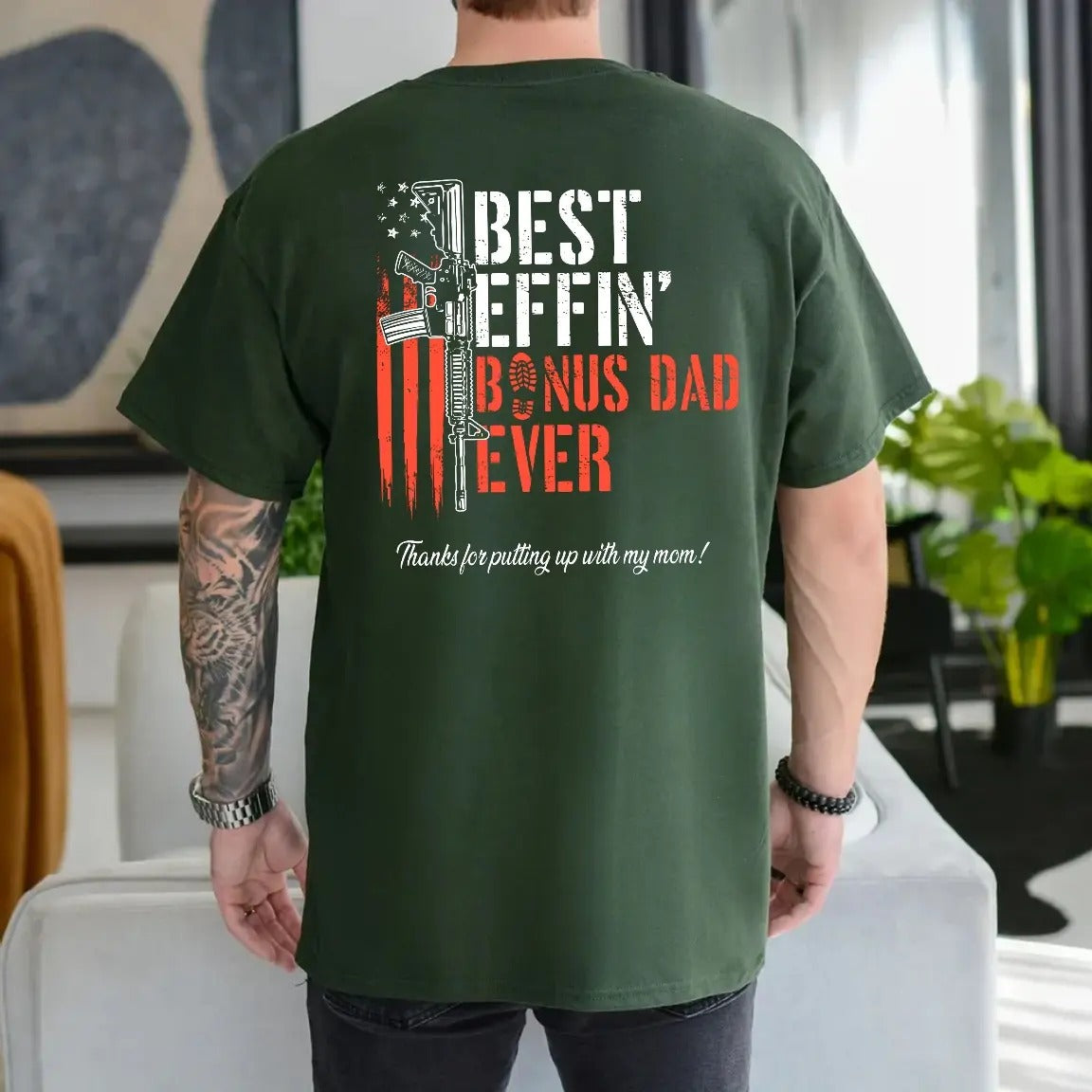 Effin’ Bonus Dad Ever Father’s Day Gift T-Shirt / Sweatshirt / Hoodie