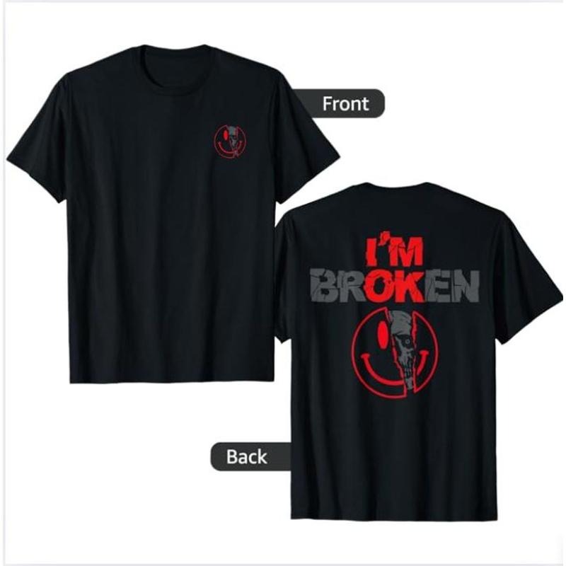 I'm Broken Horror Smile Face T-Shirt / Sweatshirt / Hoodie