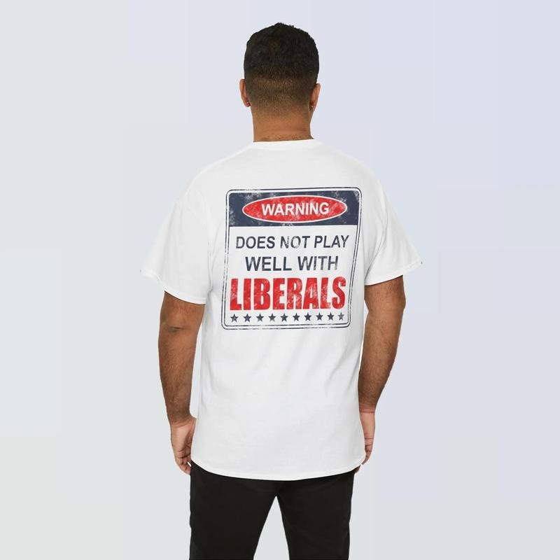 Warning Graphic Bold Patriotic Statement T-Shirt / Sweatshirt / Hoodie