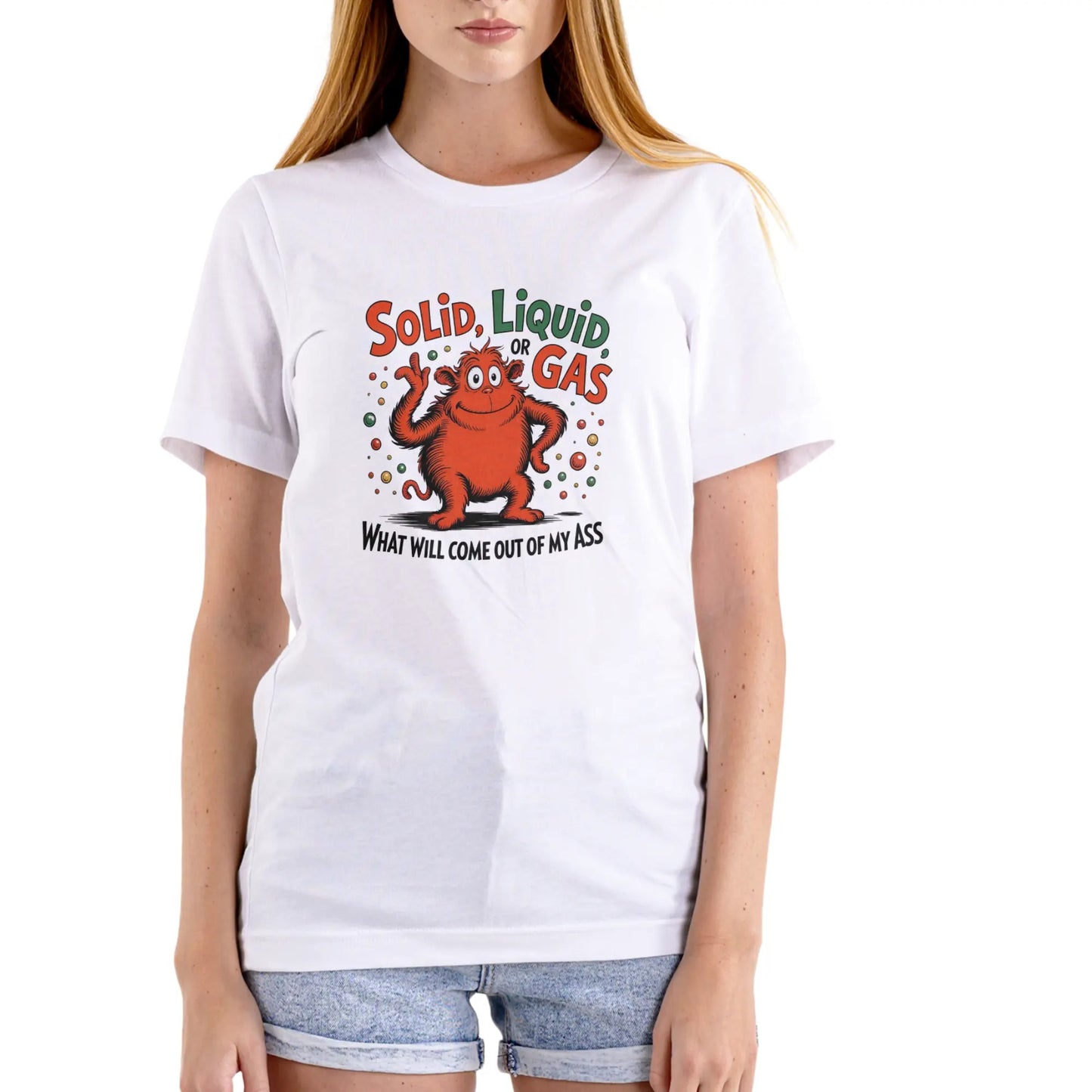 SOLID LIQUID OR GAS Funny Graphic T-Shirt / Sweatshirt / Hoodie