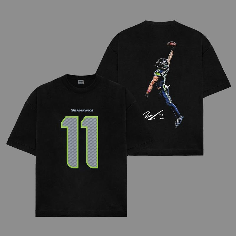 JSN Jaxon Smith Njigba For The 12s Football Graphic T-Shirt