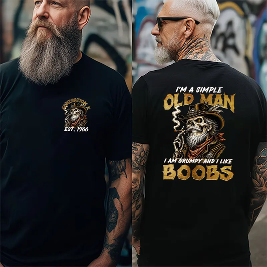Personalized Year I'm A Simple Old Man T-Shirt / Sweatshirt / Hoodie
