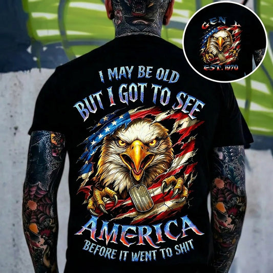 Generation X I May Be Old But I Got To See The Usa Before It Went To Sh*t Custom Year Skull T-Shirt / Sweatshirt / Hoodie