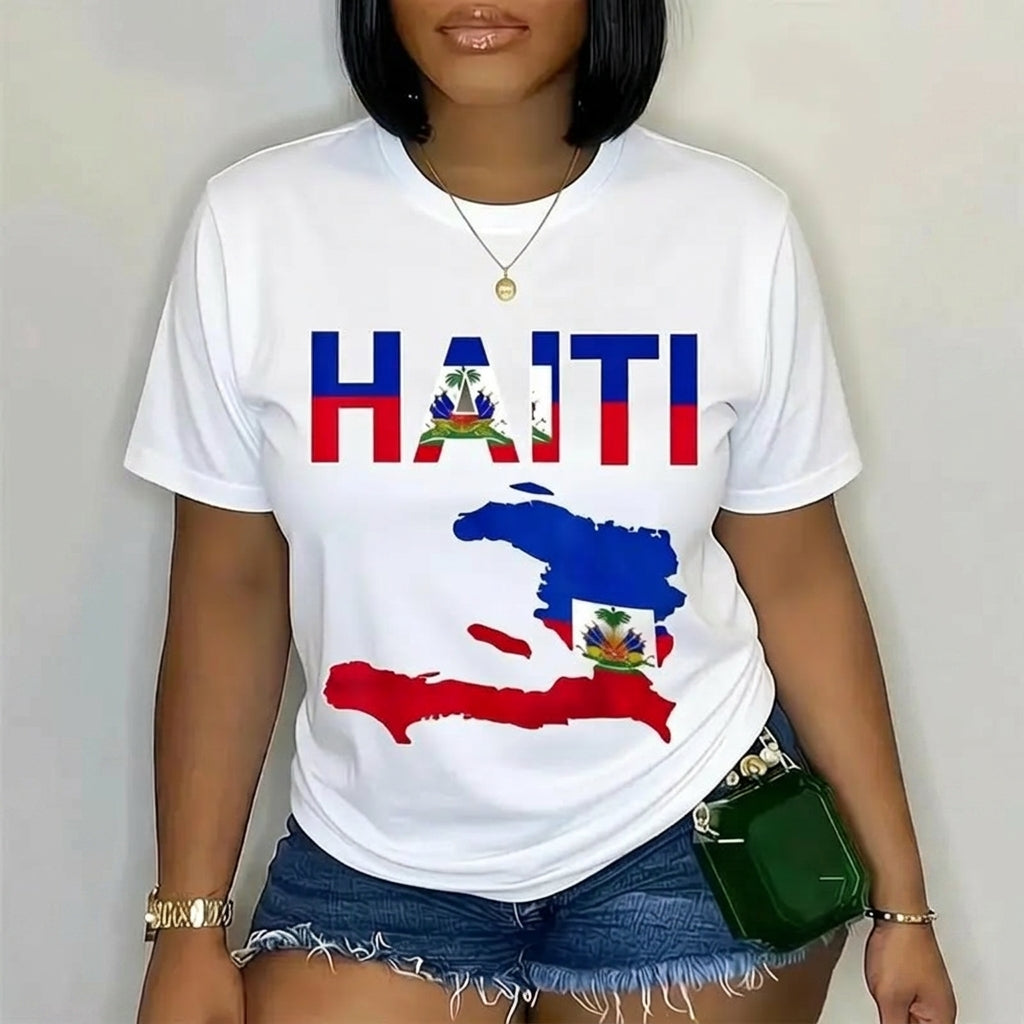 Haitian Flag Pride Map T-Shirt / Sweatshirt / Hoodie