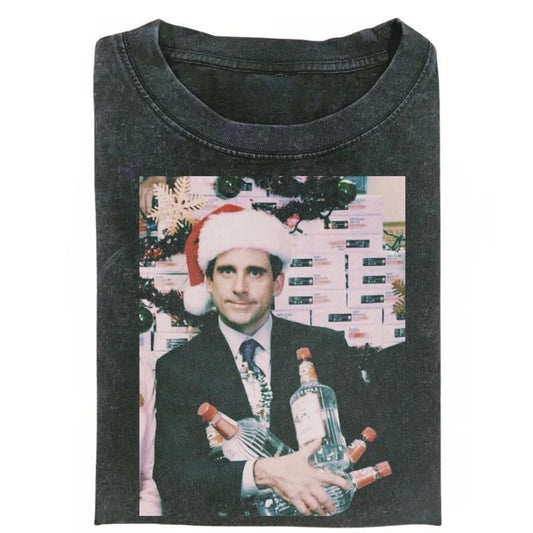The Office Michael Scott Dwight Schrute  Christmas Holiday Party T-Shirt / Sweatshirt / Hoodie