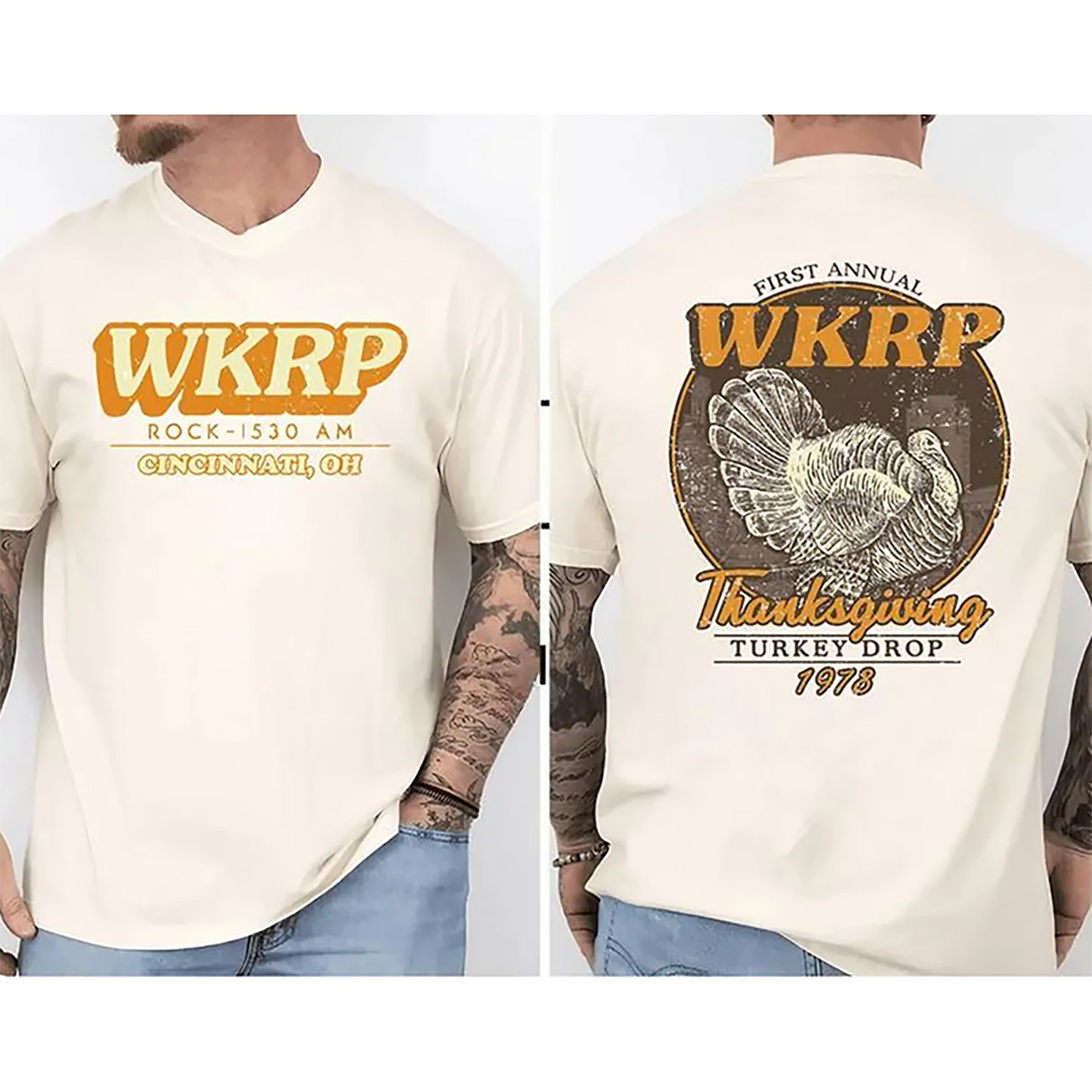 First Annual Turkey Day Graphic Retro T-Shirt / Sweatshirt / Hoodie