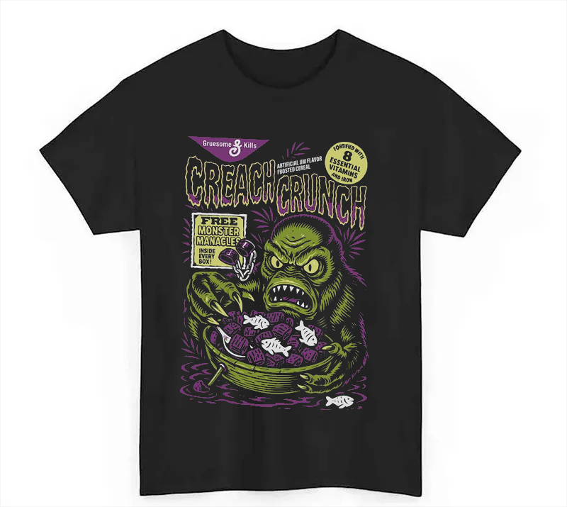 Horror Cereal Box Halloween Characters Graphic T-Shirt / Sweatshirt / Hoodie
