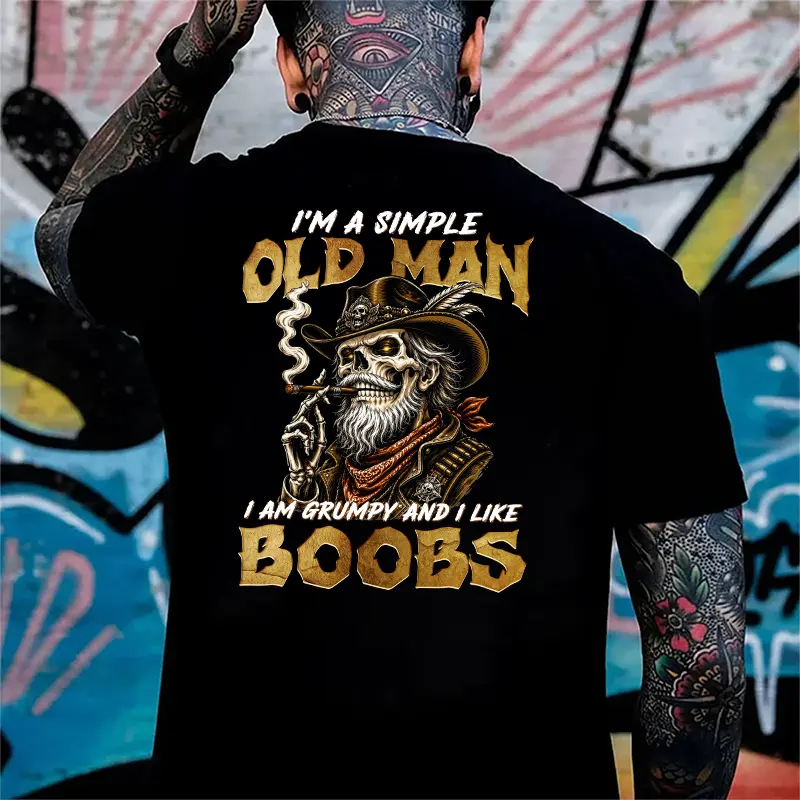 Personalized Year I'm A Simple Old Man T-Shirt / Sweatshirt / Hoodie
