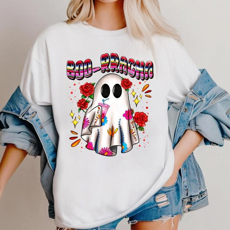 Cute Boo Ghost Halloween Party Drinking Beer & Ghost Lovers T-Shirt / Sweatshirt / Hoodie