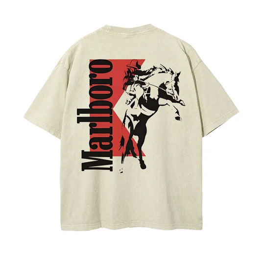 Vintage Marlboro Denim Western Style Printed T-Shirt / Sweatshirt / Hoodie