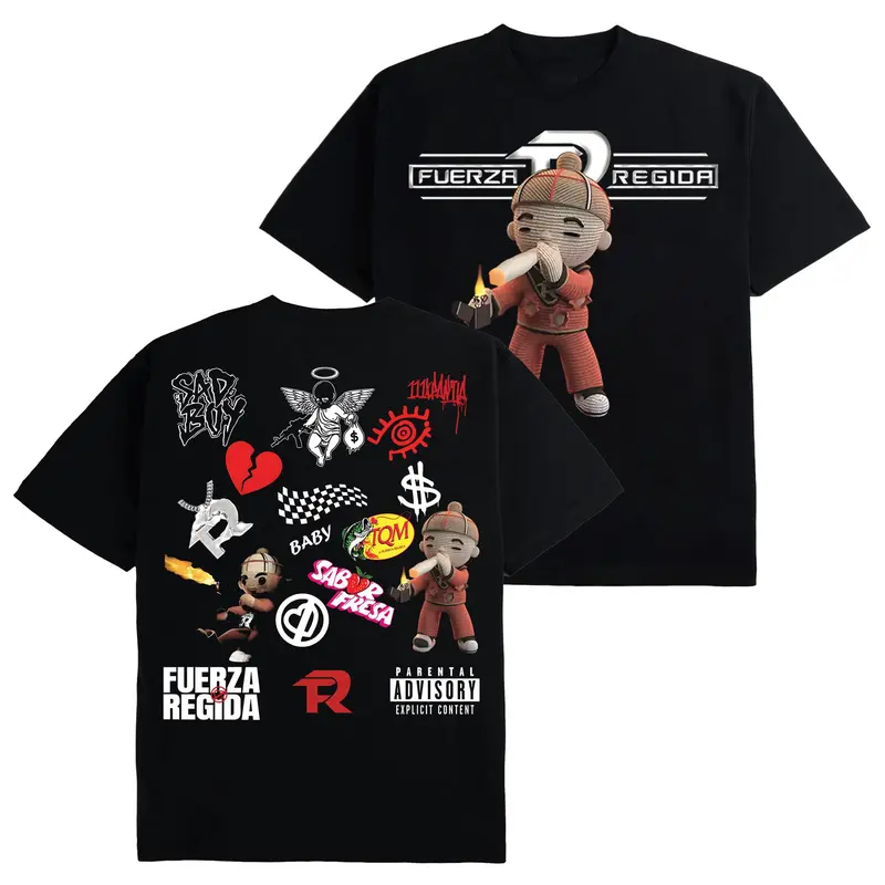Vintage Fuerza Regida All Top Song Album #178 Graphic T-Shirt / Sweatshirt / Hoodie