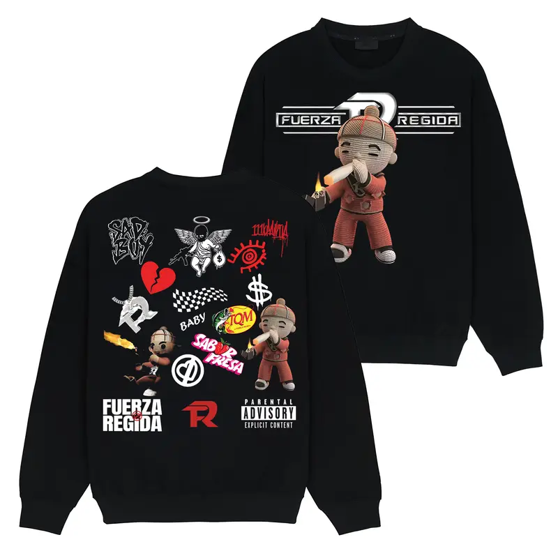 Vintage Fuerza Regida All Top Song Album #178 Graphic T-Shirt / Sweatshirt / Hoodie