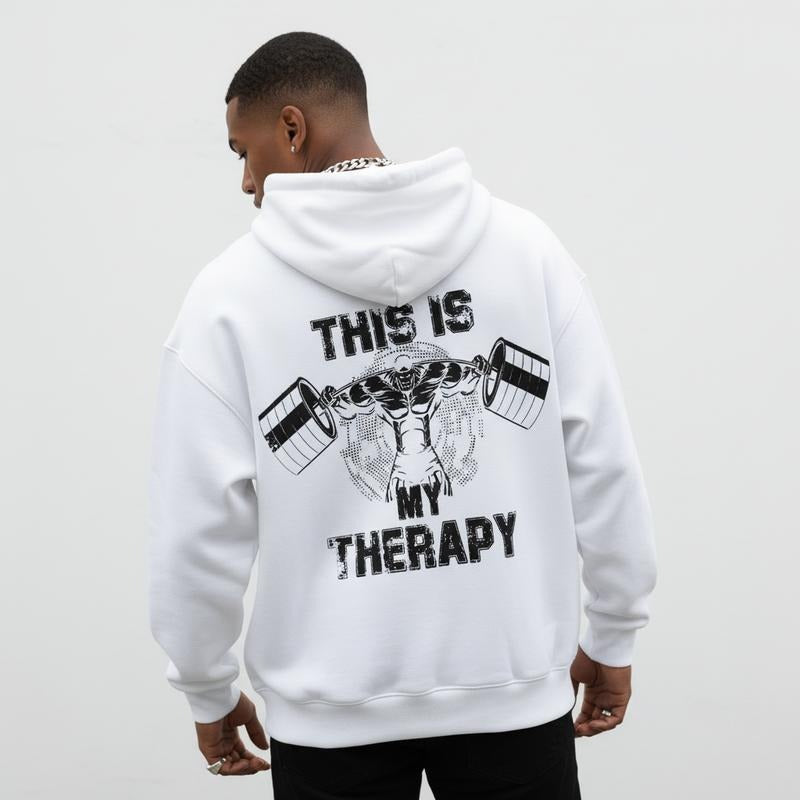 THIS IS THERAPY Athletic And Motivational Graphic T-Shirt / Sweatshirt / Hoodie