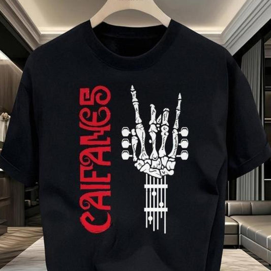 Rock The Silence Caifanes Group Skull Print Graphic T-Shirt / Sweatshirt / Hoodie