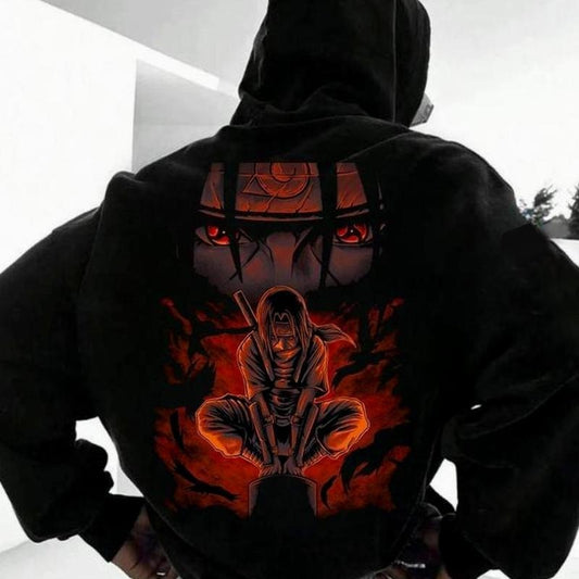 Uchiha Itachi Anime Back Print T-Shirt / Sweatshirt / Hoodie