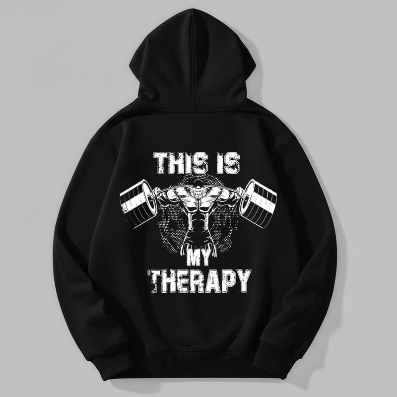 THIS IS THERAPY Athletic And Motivational Graphic T-Shirt / Sweatshirt / Hoodie