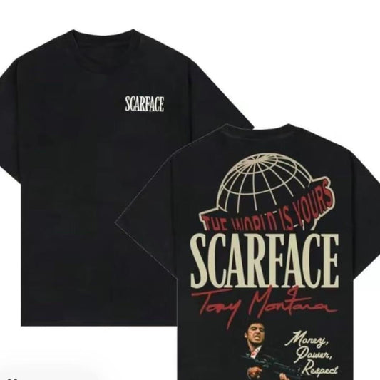 Scarface Two Sides Graphic T-Shirt / Sweatshirt / Hoodie