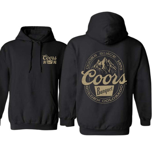 Coors Banquet Retro Coors Logo with Mountain Graphics T-Shirt / Sweatshirt / Hoodie
