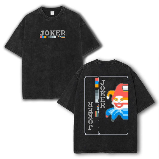Balatro Misprint Joker Pixel Printed Unisex T-Shirt / Sweatshirt / Hoodie