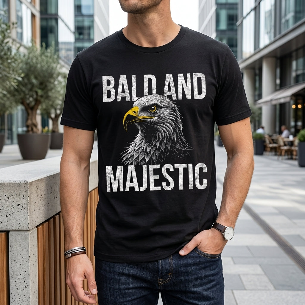 Bald and Majestic Sarcastic Eagle Graphic T-Shirt / Sweatshirt / Hoodie