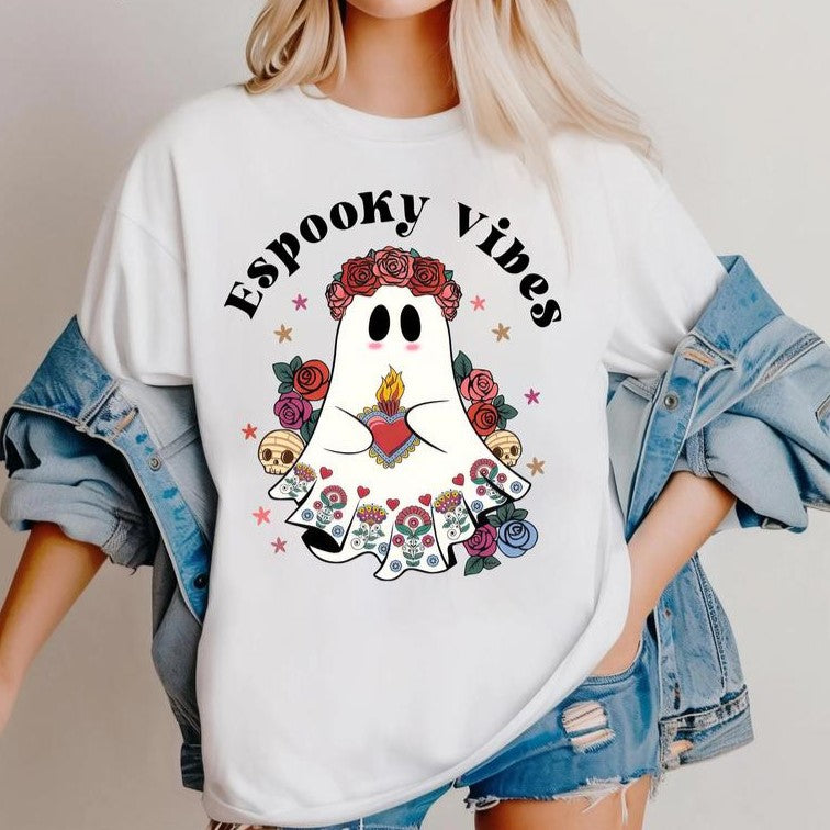 Cute Boo Ghost Halloween Party Drinking Beer & Ghost Lovers T-Shirt / Sweatshirt / Hoodie