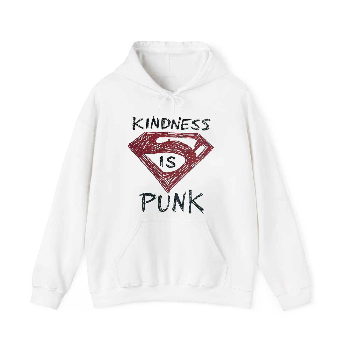 Kindness Is Punk Superhero Graphic T-Shirt / Sweatshirt / Hoodie