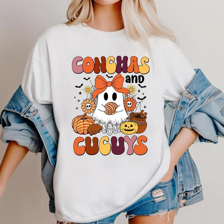 Cute Boo Ghost Halloween Party Drinking Beer & Ghost Lovers T-Shirt / Sweatshirt / Hoodie