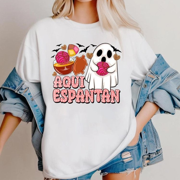 Cute Boo Ghost Halloween Party Drinking Beer & Ghost Lovers T-Shirt / Sweatshirt / Hoodie