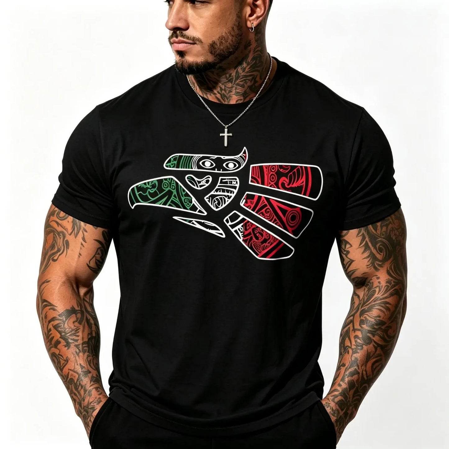 Mexico Eagle Tribal Art Design T-Shirt / Sweatshirt / Hoodie