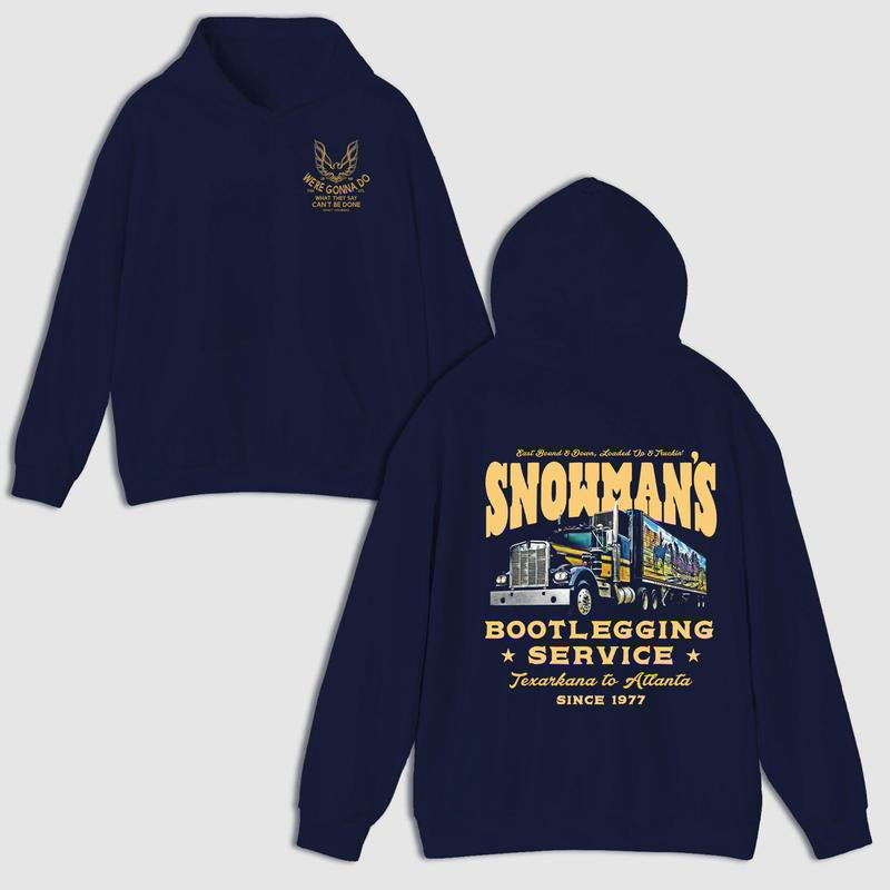 Snowman’s Bootlegging Service Smokey and the Bandit Movie Fan Gift T-Shirt / Sweatshirt / Hoodie