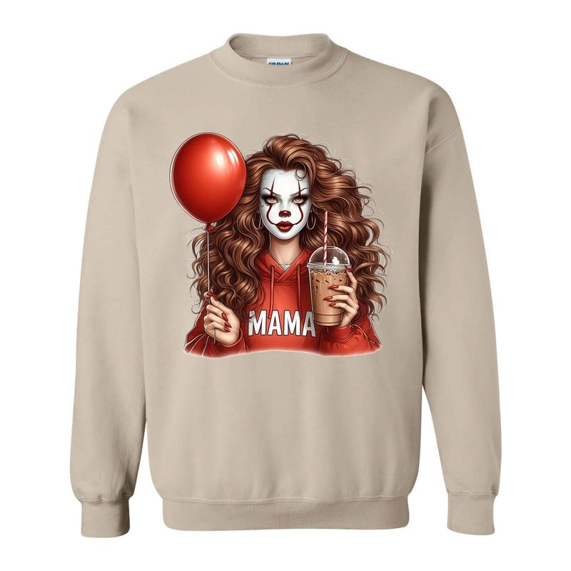 Spooky Mama Halloween Cool Mom Gift Graphic T-Shirt / Sweatshirt / Hoodie