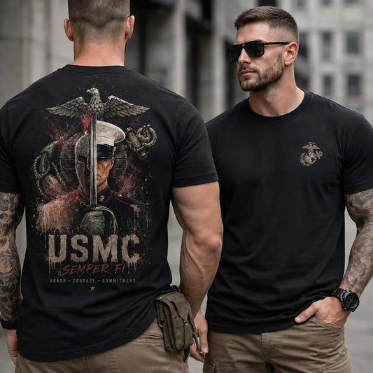 Semper Fi  Patriotic Military Graphic T-Shirt / Sweatshirt / Hoodie