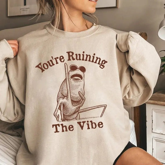 You’re Ruining The Vibe Funny Marcus the Worm Viral Graphic T-Shirt / Sweatshirt / Hoodie