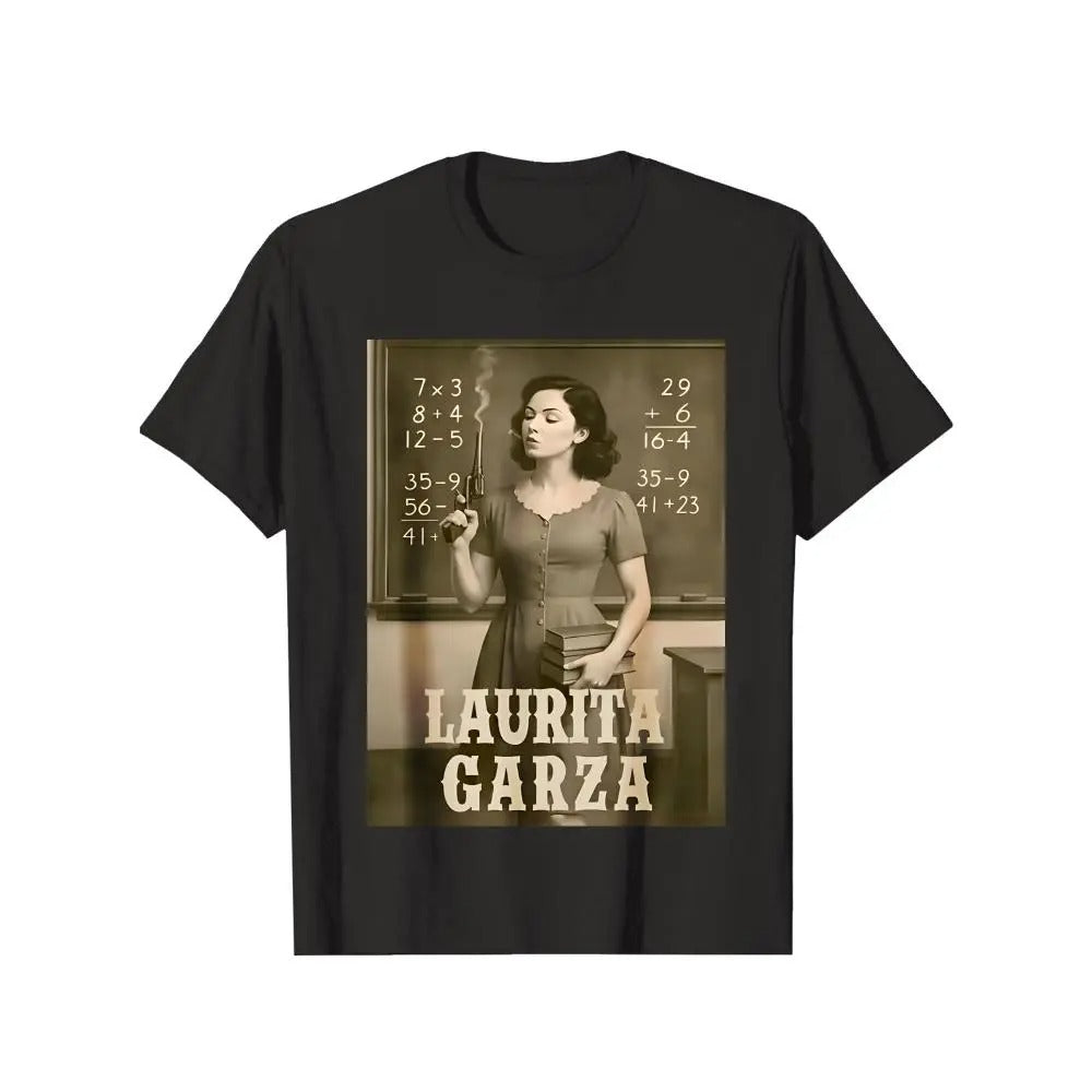 Laurita Garza Vintage Math Classroom Print  T-Shirt / Sweatshirt / Hoodie