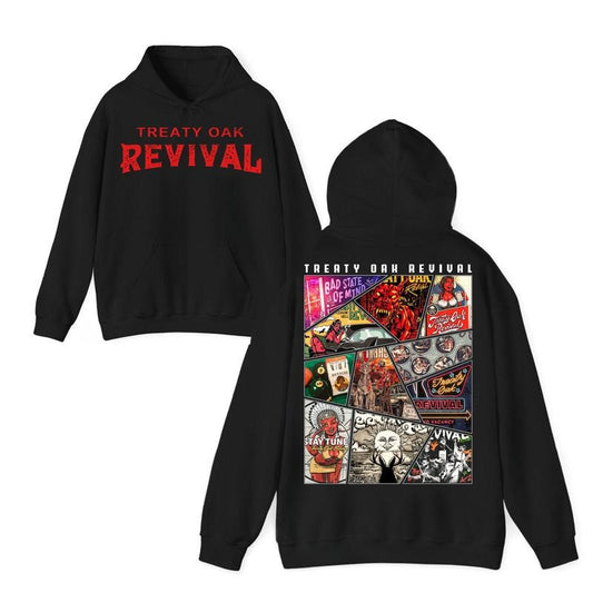 Treaty Oak Revival Album Comic Collage Graphic T-Shirt / Sweatshirt / Hoodie