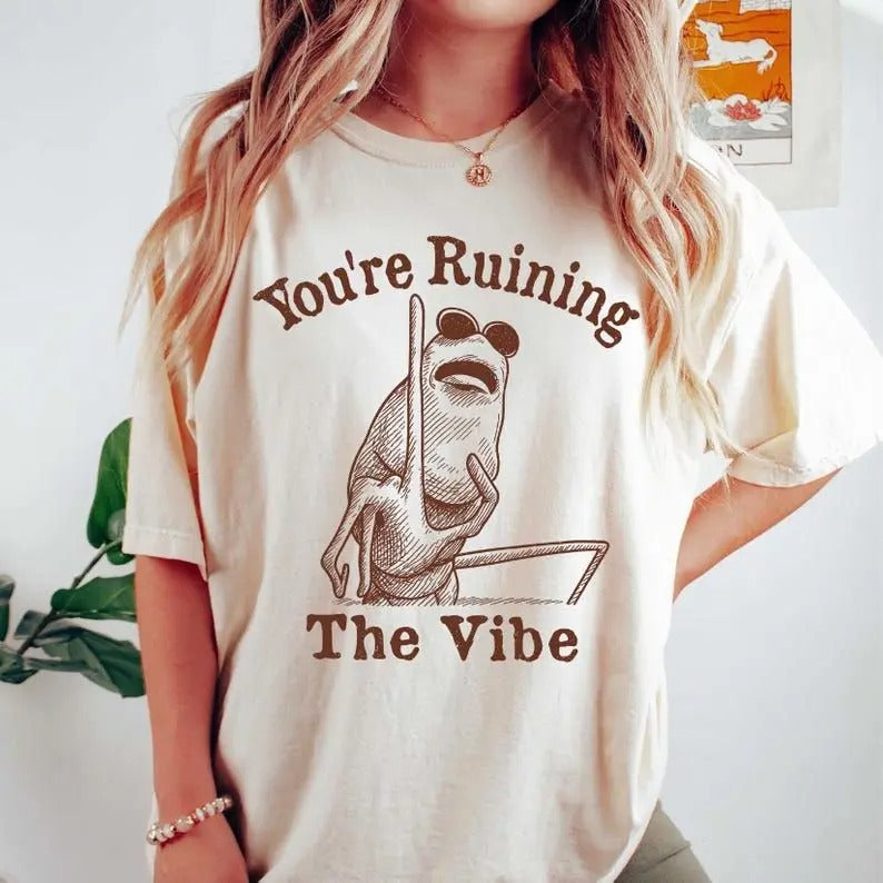 You’re Ruining The Vibe Funny Marcus the Worm Viral Graphic T-Shirt / Sweatshirt / Hoodie