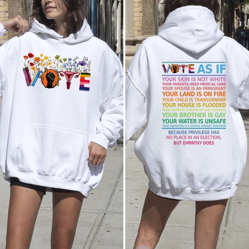 Feminist Voting Graphic Witchy Unisex Casual T-Shirt / Sweatshirt / Hoodie
