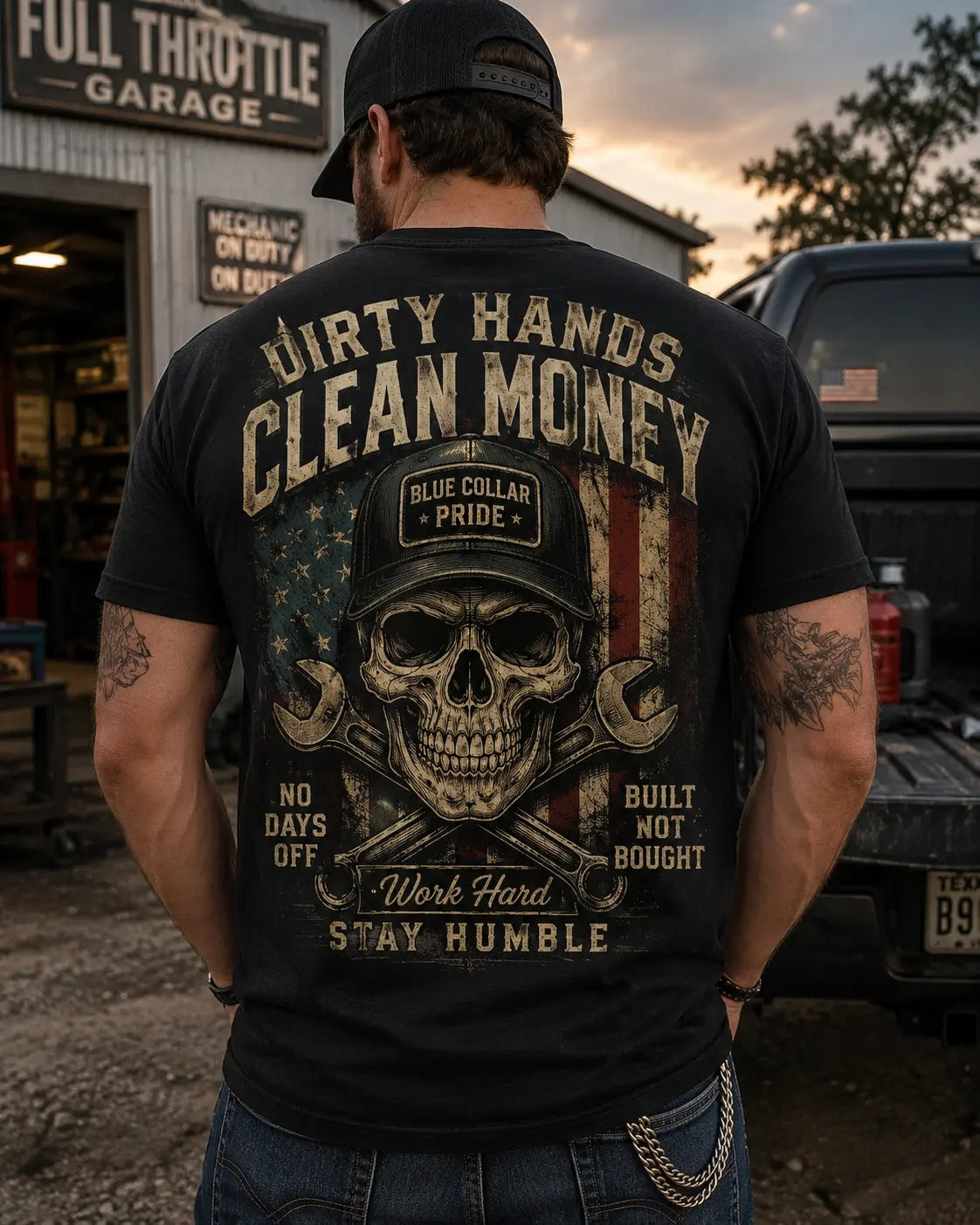 Dirty Hands Clean Money T-Shirt / Sweatshirt / Hoodie